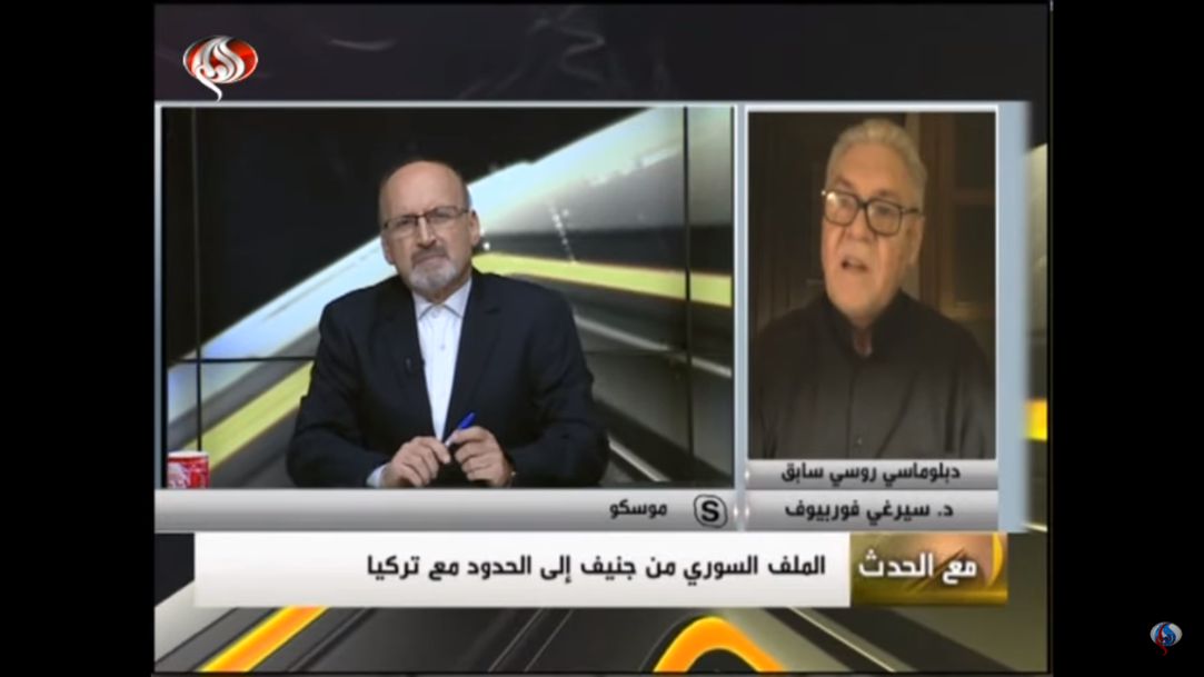 Интервью С.А.Воробьева иранскому телеканалу «Аль-Алям»