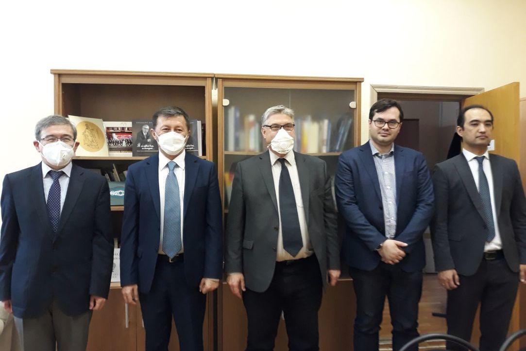 Встреча А.В.Лукина с коллегами из Узбекистана