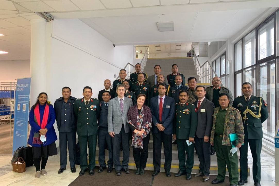 Встреча сотрудников Школы востоковедения с делегацией Академии Национальной Обороны, Республика Индия