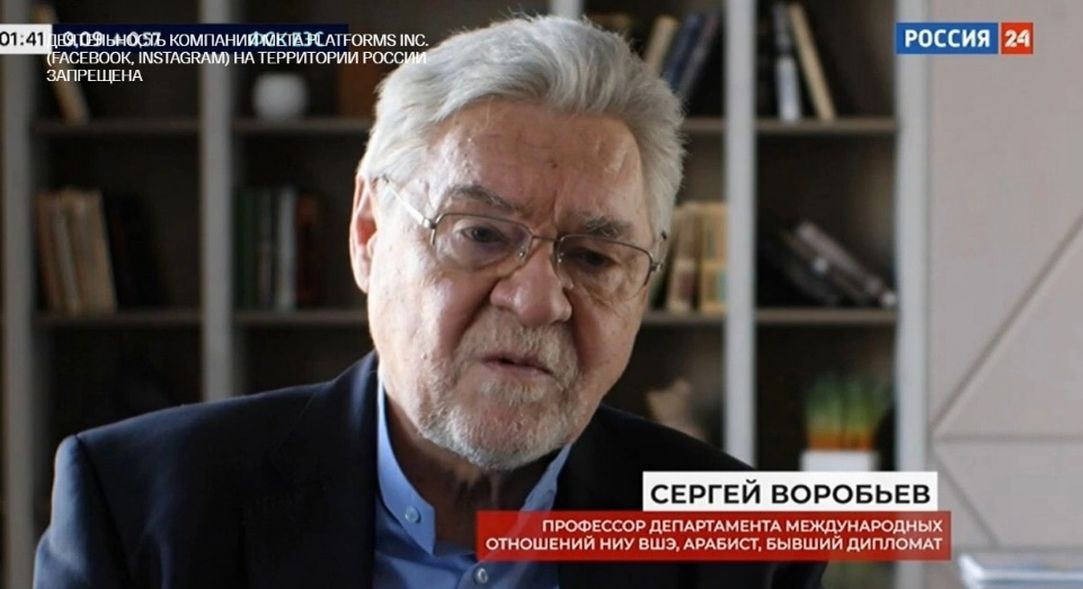 Профессор С.А.Воробьев на канале федерального российского телевидения