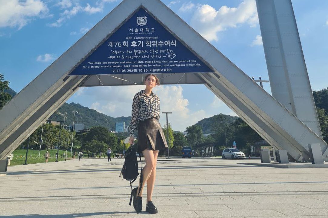 Mariia Ponomareva about her internship at Seoul National University