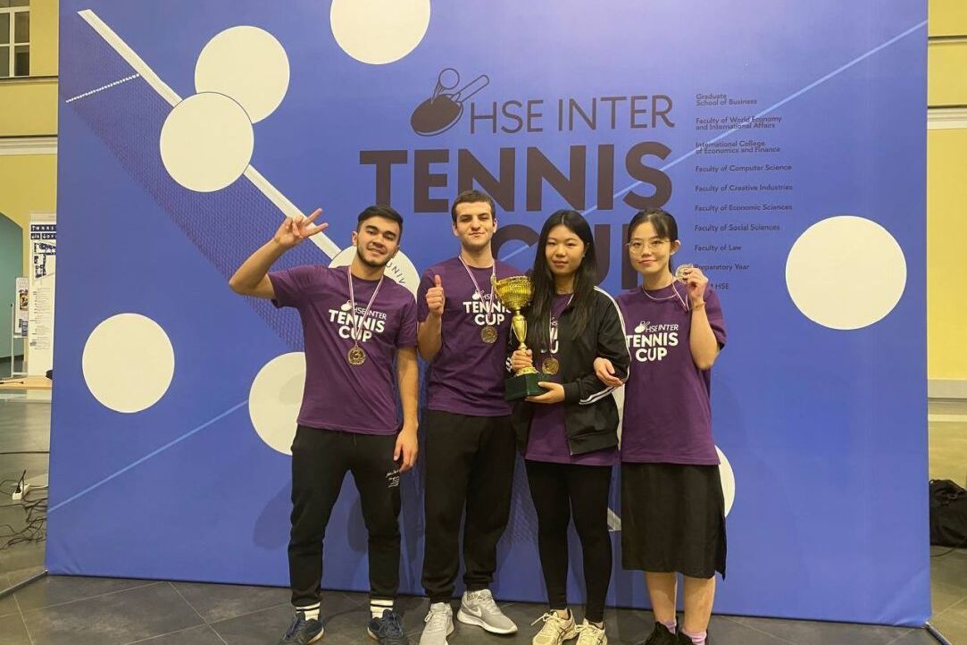 Студенты ФМЭиМП заняли 3 место на HSE INTER TENNIS CUP