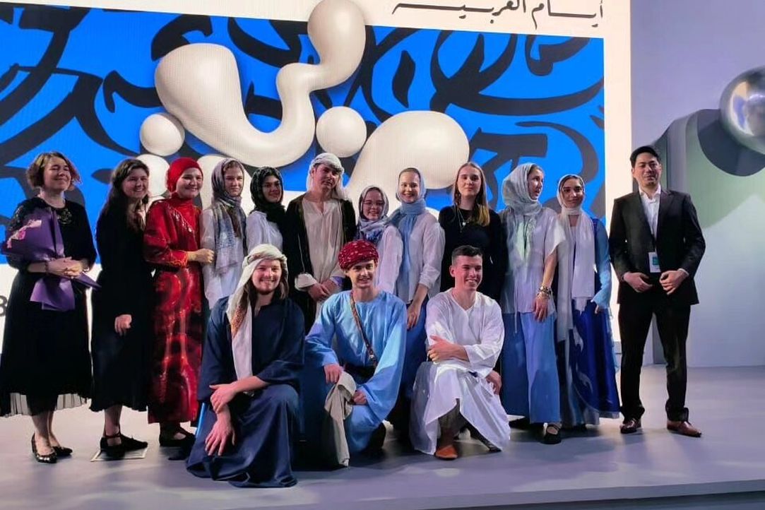 Выступление студентов ближневосточной секции на фестивале Arabian Days в ОАЭ
